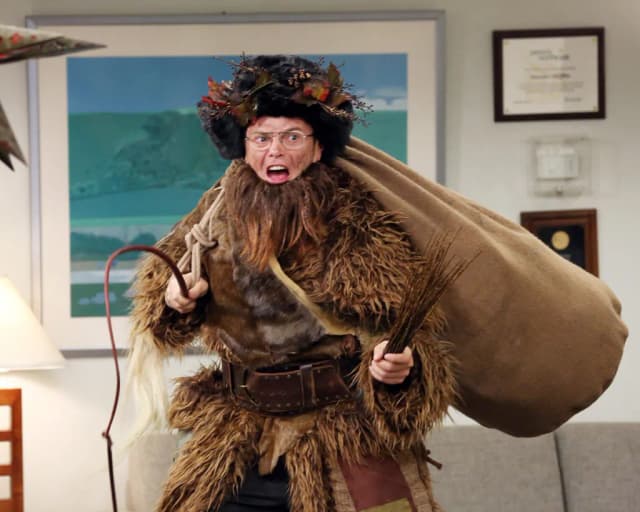 Dwight Schrute as Belsnickel